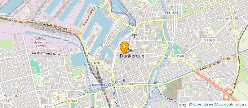 localisation de l'entreprise HORIZON INTERIM à DUNKERQUE