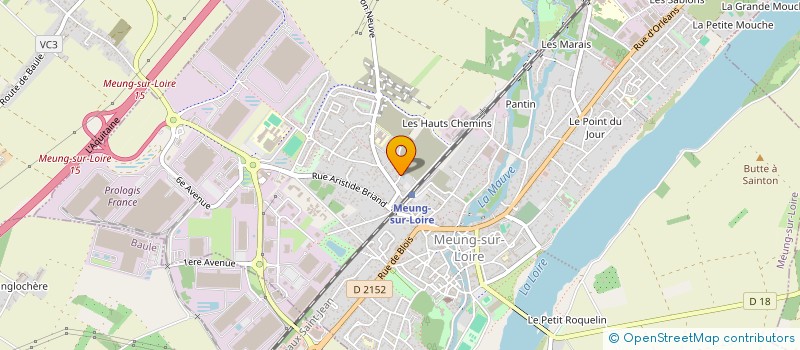 localisation de l'entreprise HORIZON INVEST  MEUNG-SUR-LOIRE