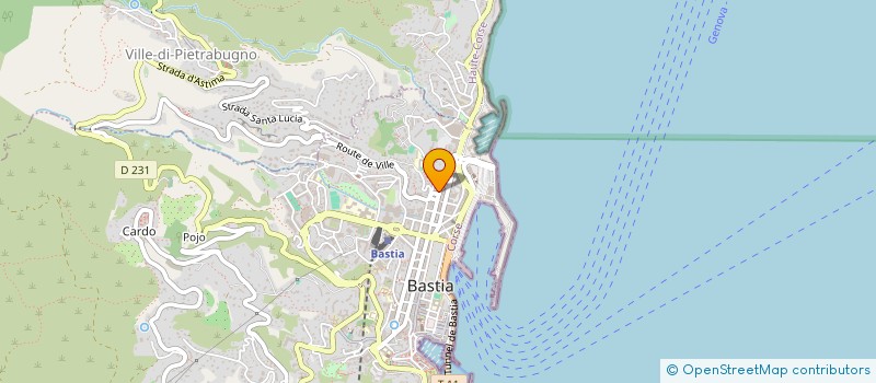 localisation de l'entreprise HORIZON INVESTISSEMENT à BASTIA