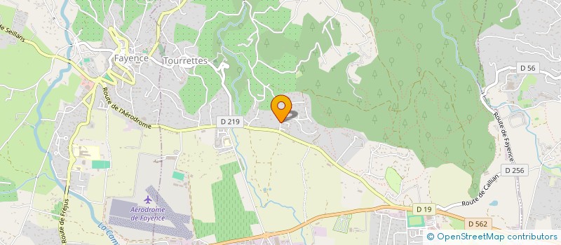 localisation de l'entreprise HORIZON JARDIN  TOURRETTES