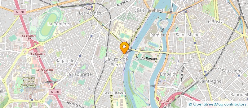 localisation de l'entreprise HORIZON JEU à TOULOUSE