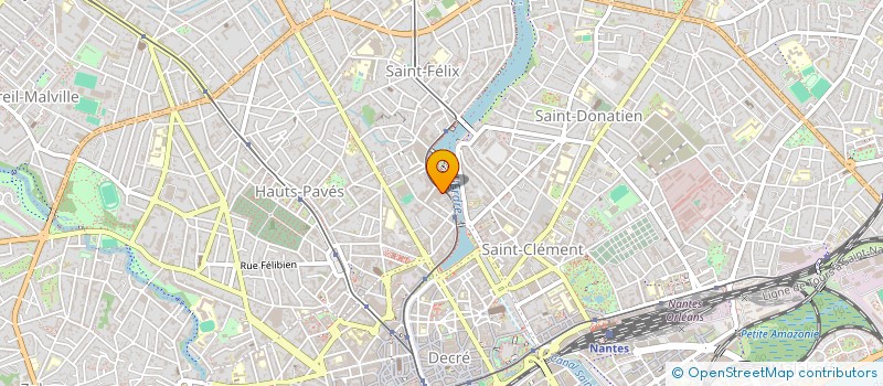 localisation de l'entreprise HORIZON JEUNESSE à NANTES