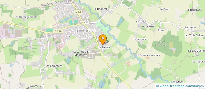 localisation de l'entreprise HORIZON LIFE  SAINT-ERBLON