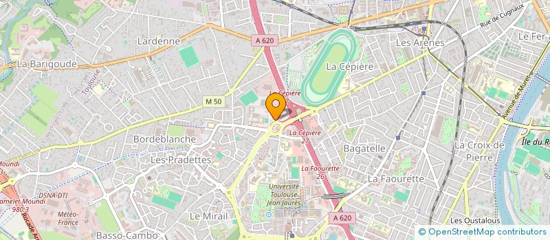 localisation de l'entreprise HORIZON LINGUISTIQUE à TOULOUSE