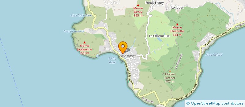 localisation de l'entreprise HORIZON LOCATION SASU à LES ANSES-D'ARLET