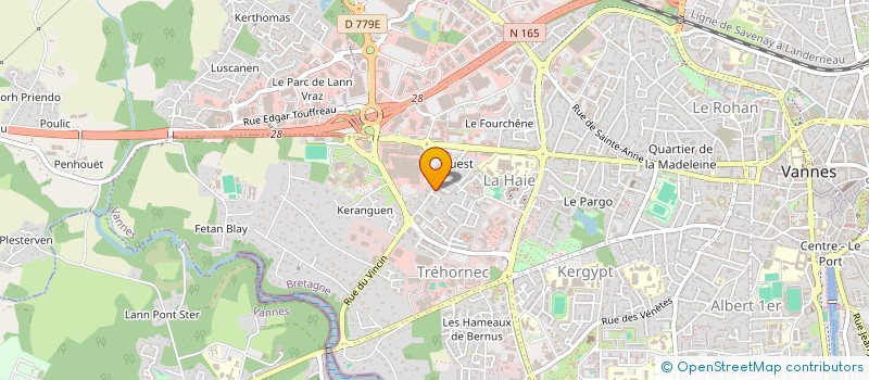 localisation de l'entreprise HORIZON MARINE à VANNES