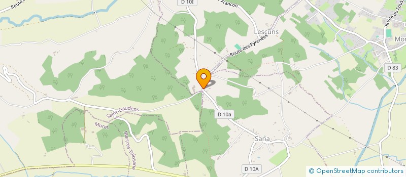 localisation de l'entreprise HORIZON MDB  LESCUNS