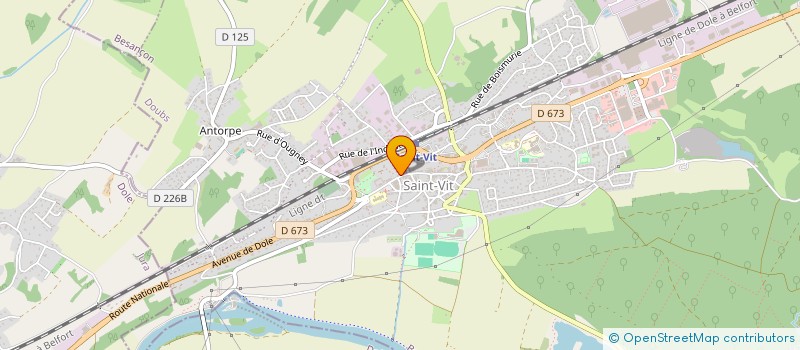 localisation de l'entreprise HORIZON MECANIQUE  SAINT-VIT