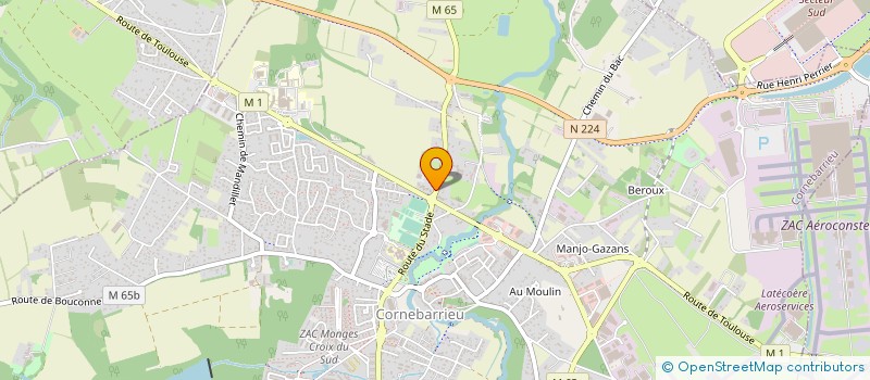 localisation de l'entreprise HORIZON MEDICAL 31 à CORNEBARRIEU