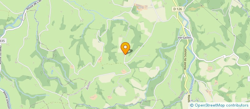 localisation de l'entreprise HORIZON MONTAGNE  ASSON