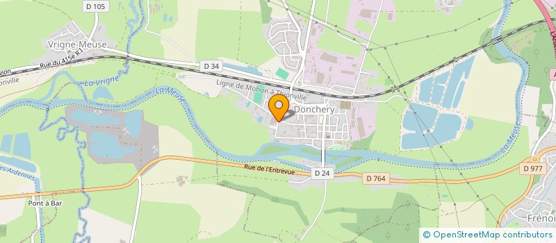 localisation de l'entreprise HORIZON-MUSIQUE  DONCHERY