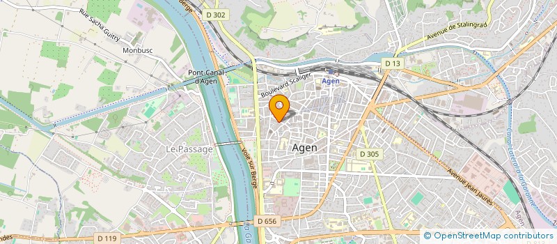 localisation de l'entreprise HORIZON MZ  AGEN