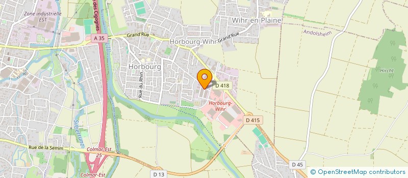 localisation de l'entreprise HORIZON NAPP  HORBOURG-WIHR