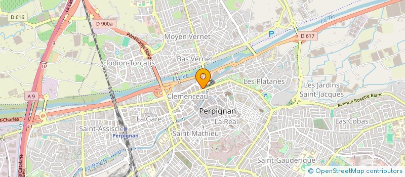 localisation de l'entreprise HORIZON NORD SUD à PERPIGNAN