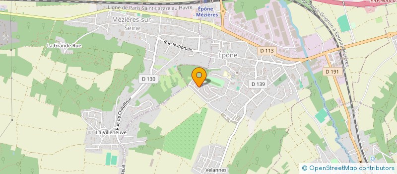 localisation de l'entreprise HORIZON NORMAND  EPONE