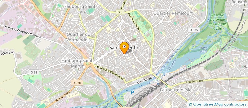 localisation de l'entreprise HORIZON ONE  SAINT-QUENTIN