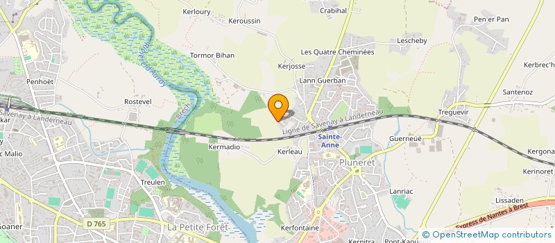 localisation de l'entreprise HORIZON OUEST COUVERTURE  PLUNERET