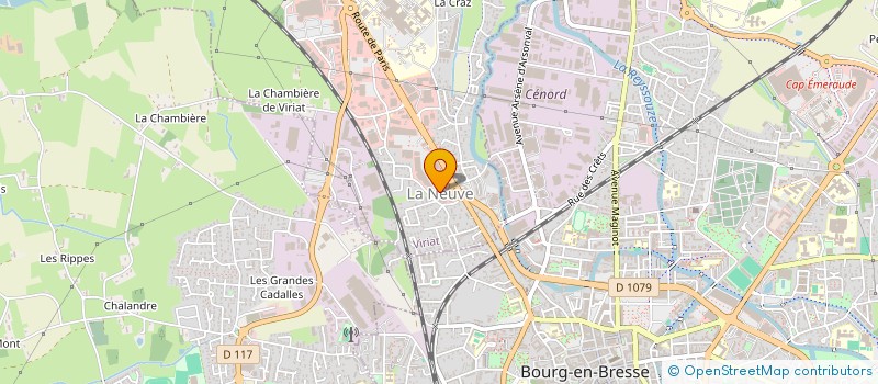 localisation de l'entreprise HORIZON PALACIN  VIRIAT