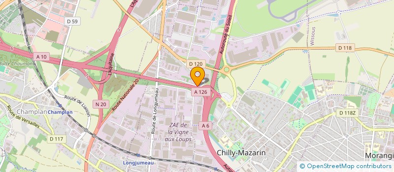 localisation de l'entreprise HORIZON PARIS OUEST à CHILLY-MAZARIN