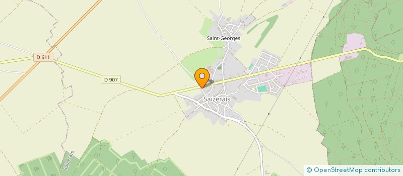localisation de l'entreprise HORIZON PATRIMOINE  SAIZERAIS