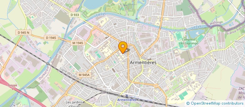 localisation de l'entreprise HORIZON PAUL-HAZARD  ARMENTIERES