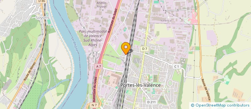 localisation de l'entreprise HORIZON PAYSAGE  PORTES-LES-VALENCE