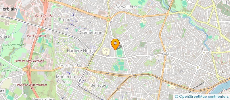 localisation de l'entreprise HORIZON PEINT  NANTES