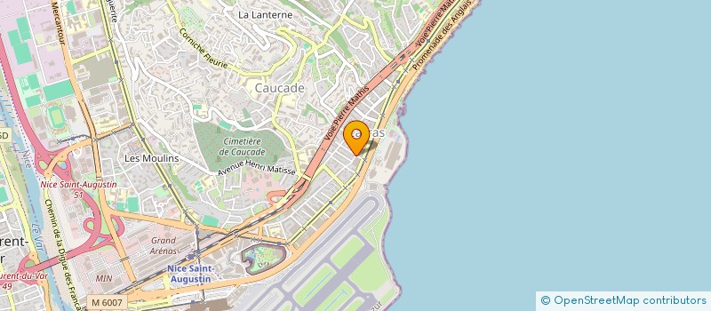 localisation de l'entreprise HORIZON PEINTURE  NICE