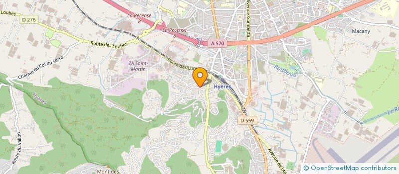 localisation de l'entreprise HORIZON PERENNITE FV2E à HYERES