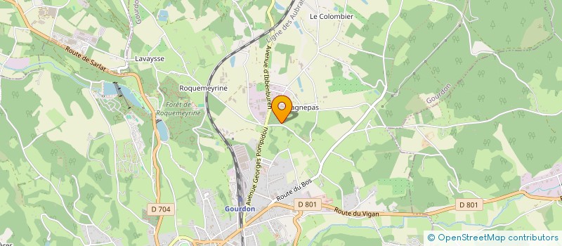 localisation de l'entreprise HORIZON PERFORMANCES ET INNOVATIONS  GOURDON