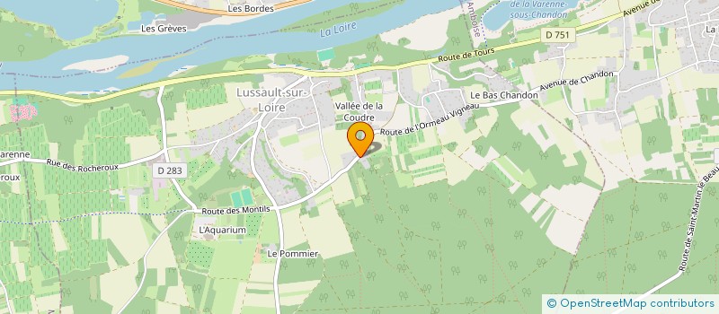 localisation de l'entreprise HORIZON PERMACULTURE  LUSSAULT-SUR-LOIRE