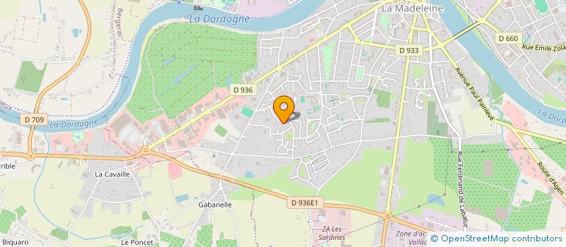 localisation de l'entreprise HORIZON PERSPECTIVE IMMOBILIER à BERGERAC