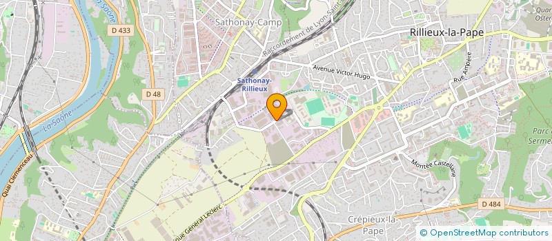 localisation de l'entreprise HORIZON PIXEL à RILLIEUX-LA-PAPE