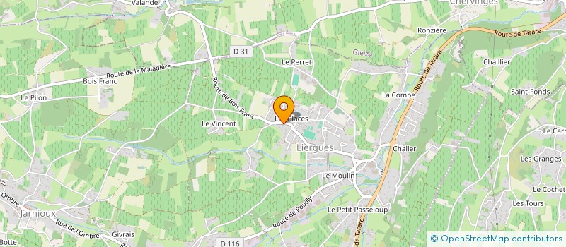 localisation de l'entreprise HORIZON PLEIN SUD  PORTE DES PIERRES DOREES