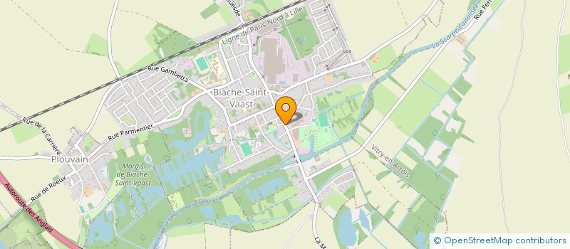 localisation de l'entreprise HORIZON PVC  BIACHE-SAINT-VAAST