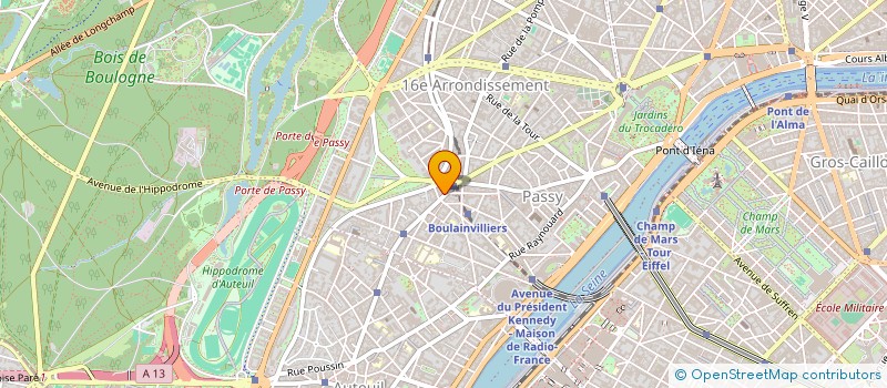 localisation de l'entreprise HORIZON REAL ESTATE  PARIS