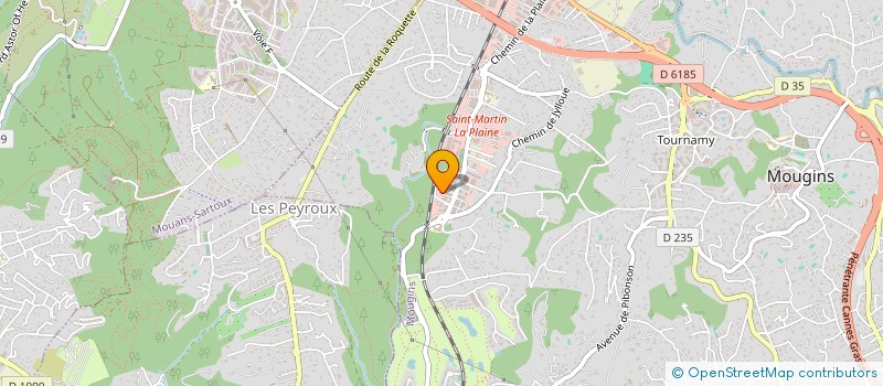 localisation de l'entreprise HORIZON SANTE à MOUGINS
