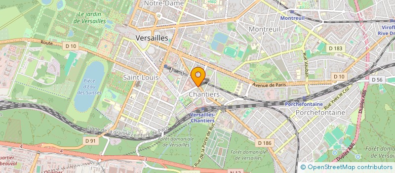 localisation de l'entreprise HORIZON SECURITE PRIVEE (H.S.P) à VERSAILLES