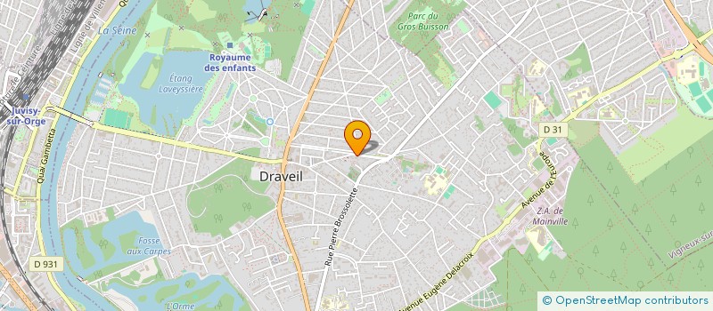 localisation de l'entreprise HORIZON SECURITE ROUTIERE à DRAVEIL