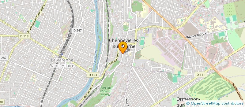 localisation de l'entreprise HORIZON SEINE 1301  CHENNEVIERES-SUR-MARNE