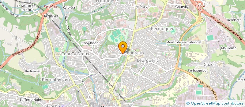 localisation de l'entreprise HORIZON SERVICE à QUIMPER