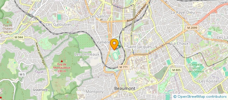 localisation de l'entreprise HORIZON SHOWDOWN LES PUYS  CLERMONT-FERRAND