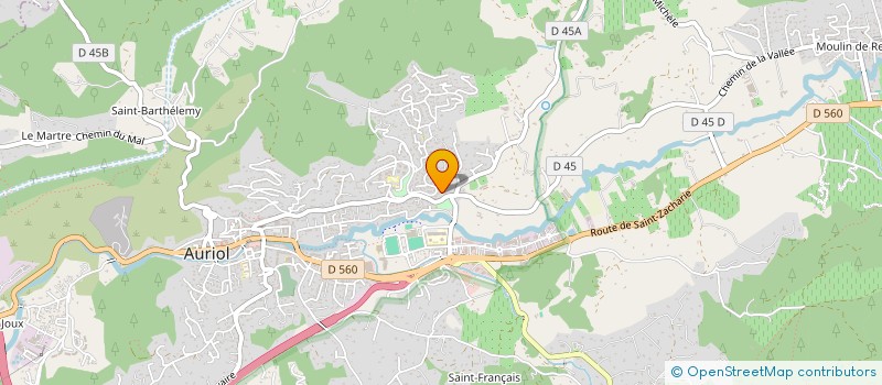 localisation de l'entreprise HORIZON SPORT  AURIOL