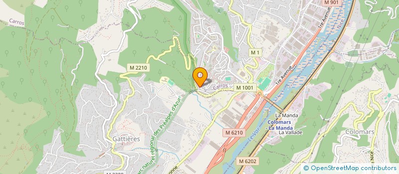 localisation de l'entreprise HORIZON SPORT SANTE à CARROS