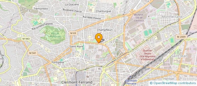 localisation de l'entreprise HORIZON SSE  CLERMONT-FERRAND