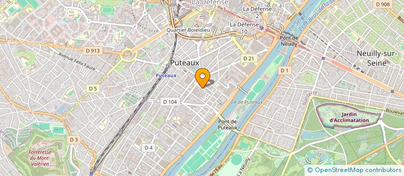 localisation de l'entreprise HORIZON SYTEMES à PUTEAUX