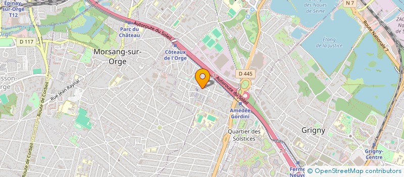 localisation de l'entreprise HORIZON TAXI 91 à VIRY-CHATILLON