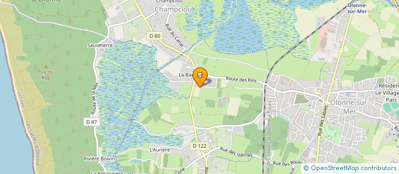 localisation de l'entreprise HORIZON TELEASSISTANCE à LES SABLES D'OLONNE