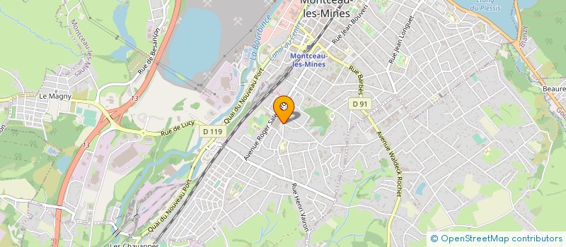 localisation de l'entreprise HORIZON TELECOM à MONTCEAU-LES-MINES