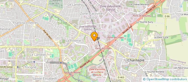 localisation de l'entreprise HORIZON TOURISME à RENNES